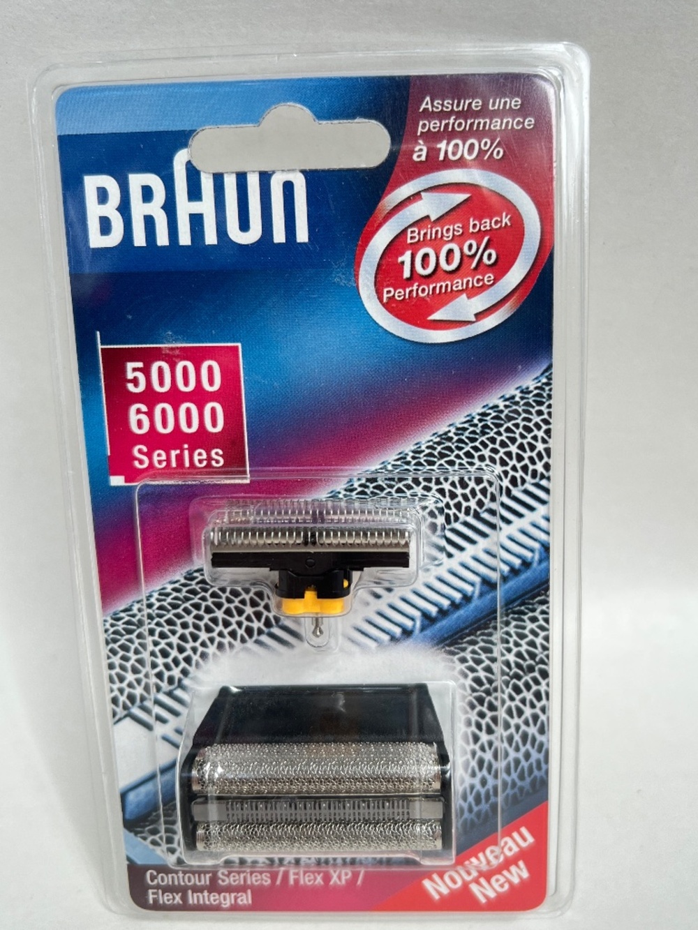 NEW Braun Series 5000/6000 FLEX Integral XP Shaver Replacement Foil Cutter